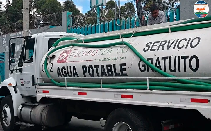 Azcapotzalco y Sacmex anuncian plan de distribución de agua