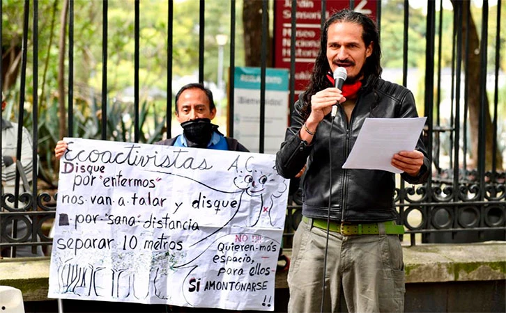 Denuncian miles de vecinos de MH ecocidio en Bosque de Chapultepec