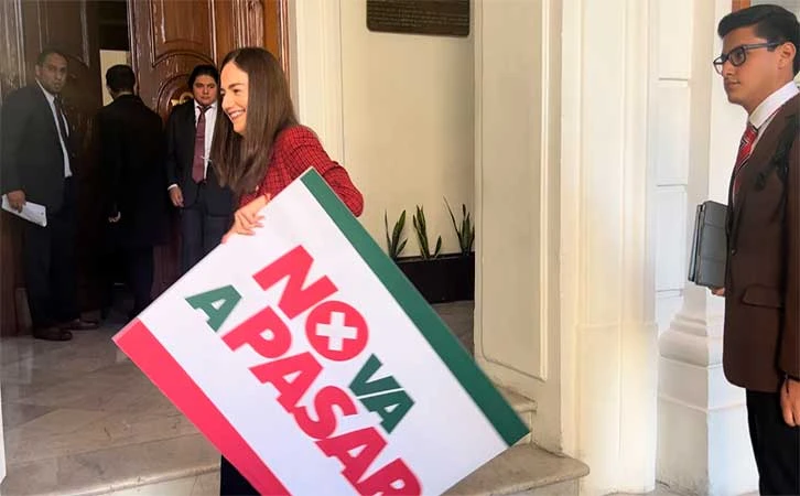 Aniquilar la democracia con la ley a secas, objetivo de Morena: PRI