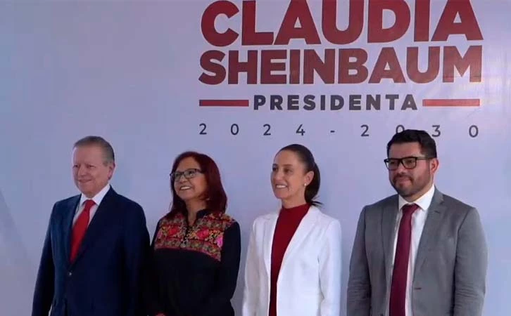 Presenta Claudia Sheinbaum miembros de gabinete ampliado