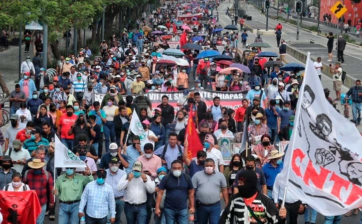 Maestros inician paro y marchan hoy en la CDMX