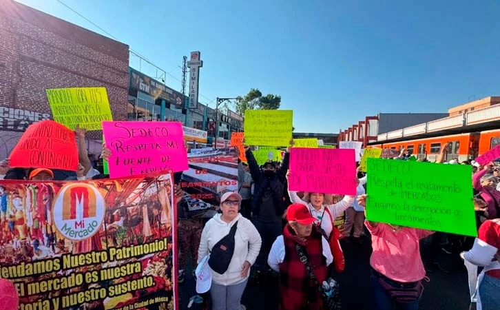Comerciantes de mercados convocan a nueva manifestación