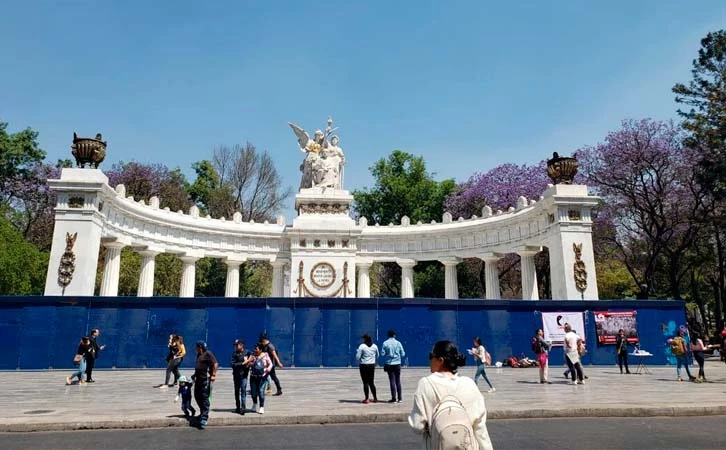 Resguardan edificios por marcha del 8 de marzo