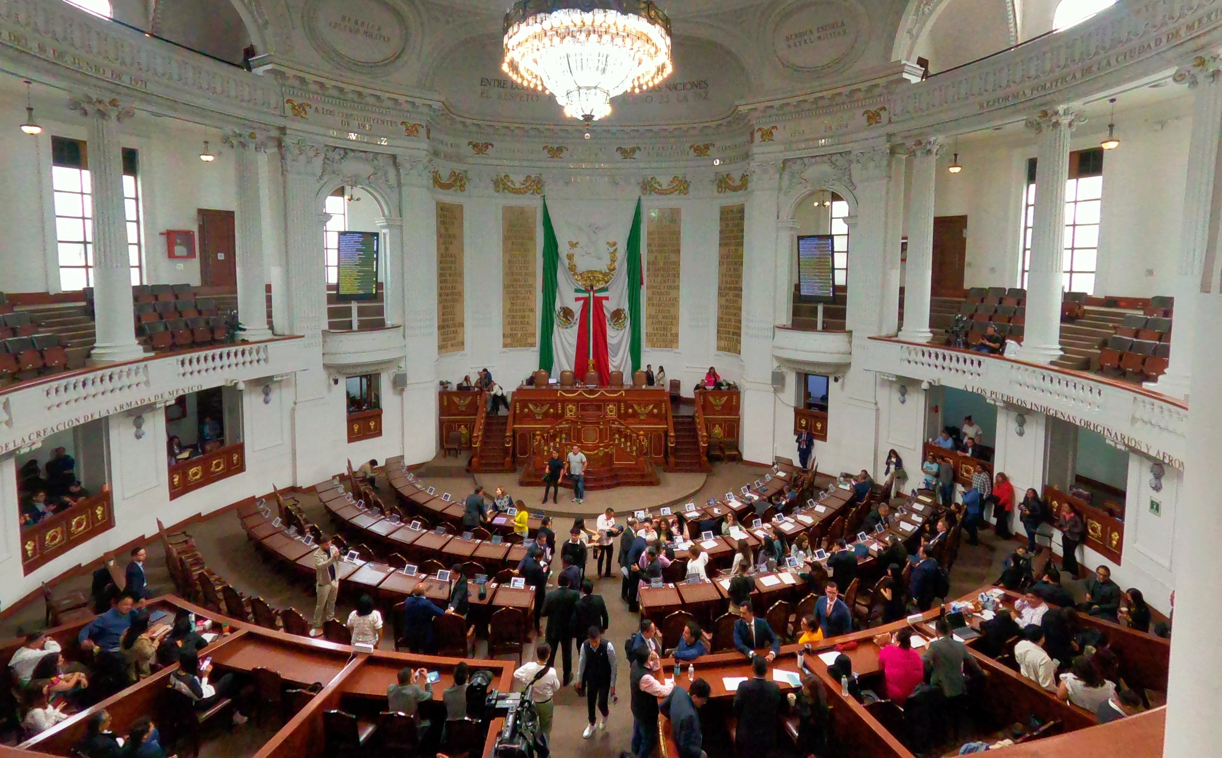Acuerdan períodos extraordinarios en el Congreso de la CDMX
