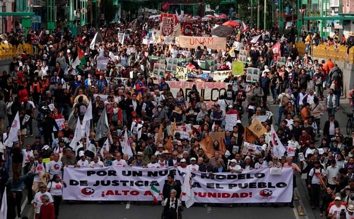 Marcha del 2 de octubre deja 90 heridos y un solo detenido